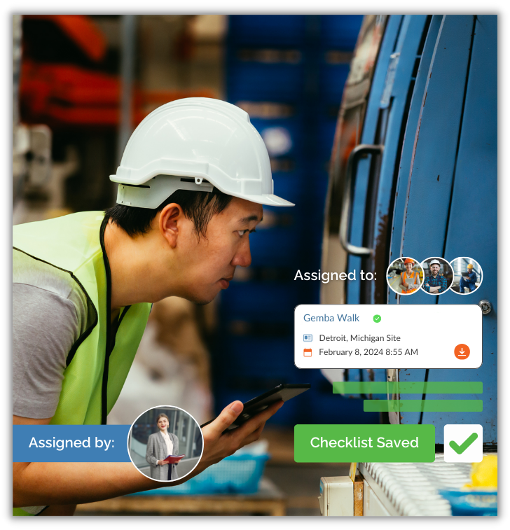 APP Gemba tuần tra na ninh