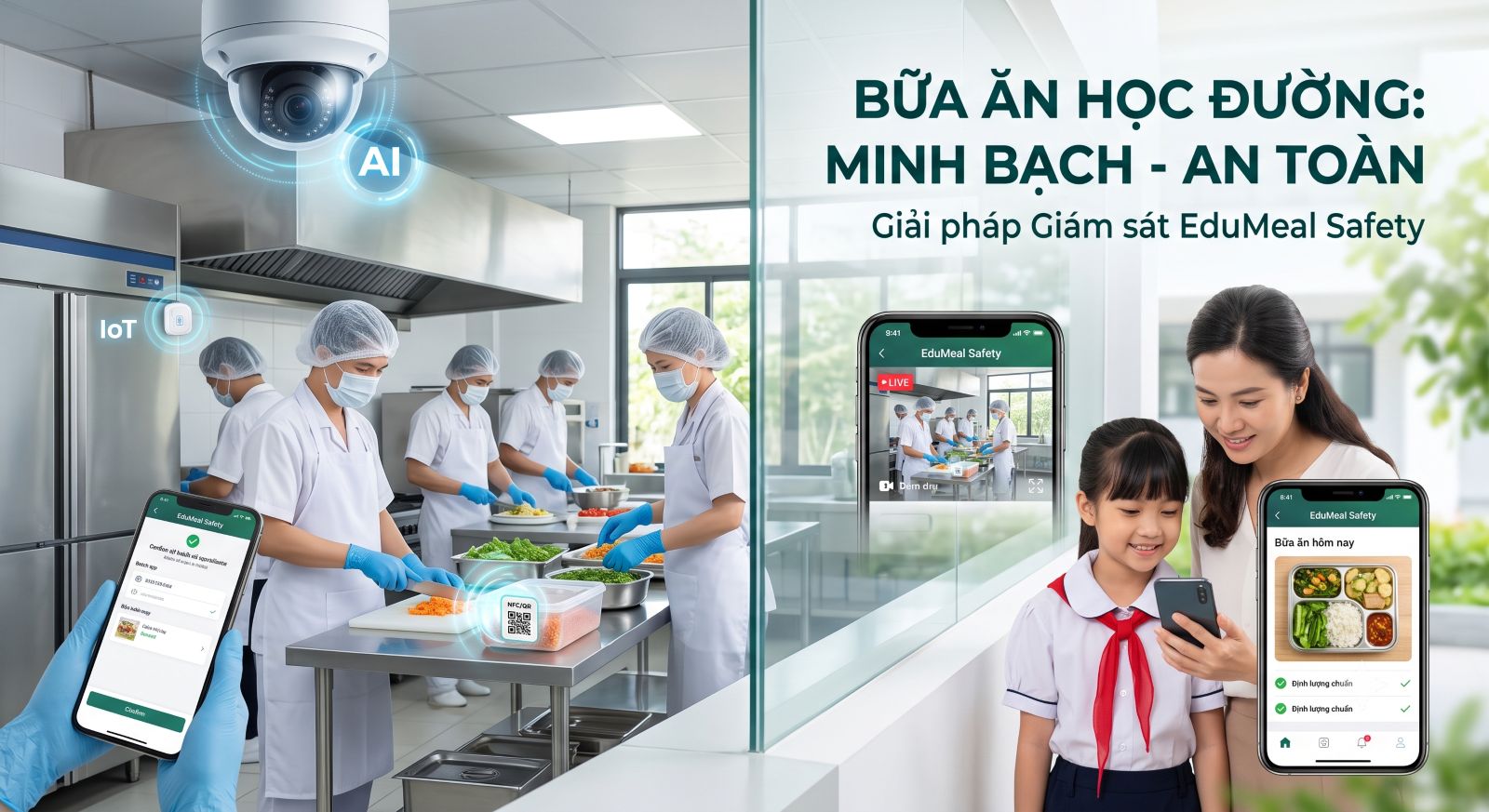 Giải pháp giáo dục - an toàn bữa an